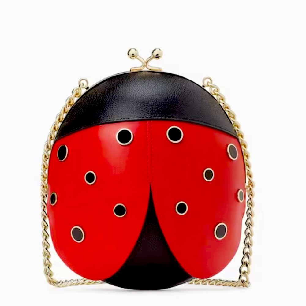 FACTORY SEALED! Kate Spade ♠️ Dottie 3d Ladybug 🐞 Crossbody